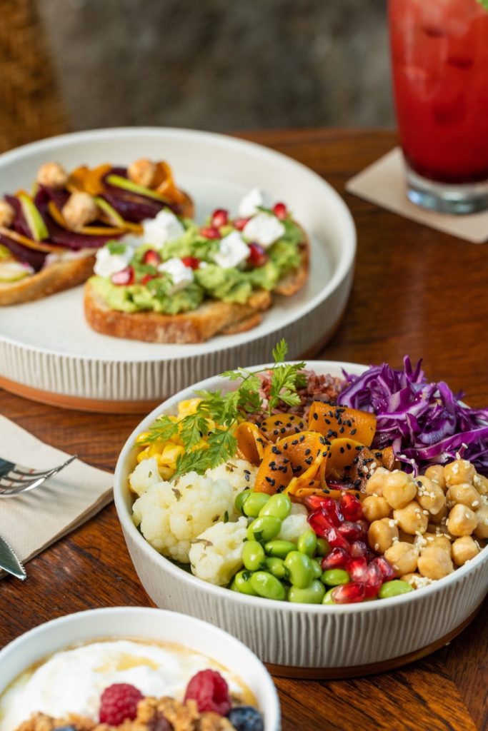 Vegetarian poke bowl, Grand Hyatt Erawan Bangkok