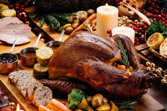 Roasted Ingham Turkey, Thanksgiving, Sheraton Grande Sukhumvit