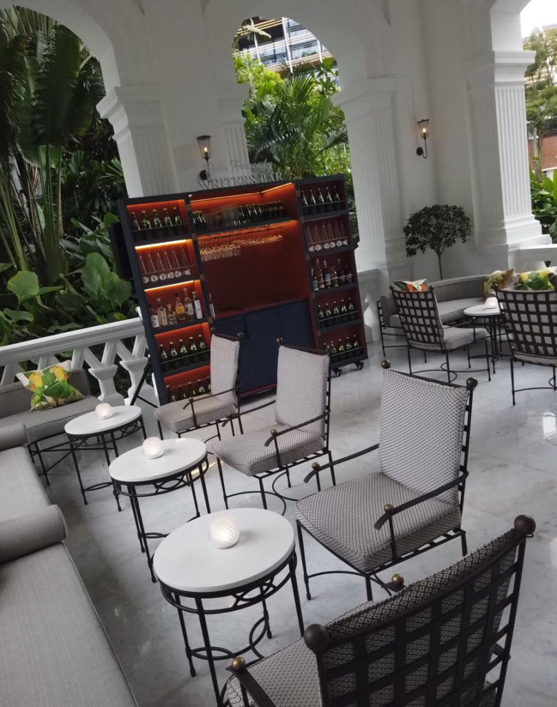 Palm Terrace by Writers Bar Raffles Singapore