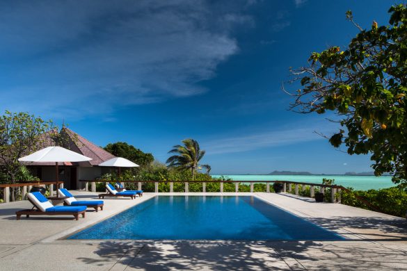 Amanpulo four bedroom lagoon villa pool