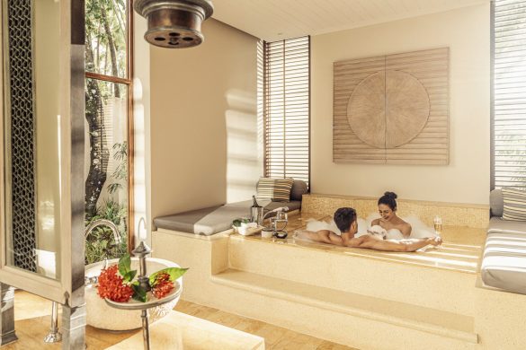 bath in two-bedroom pool villa, Four Seasons Resort Langkawi