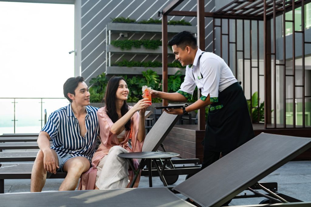 Guests at rooftop, Holiday Inn Johor Bahru City Centre