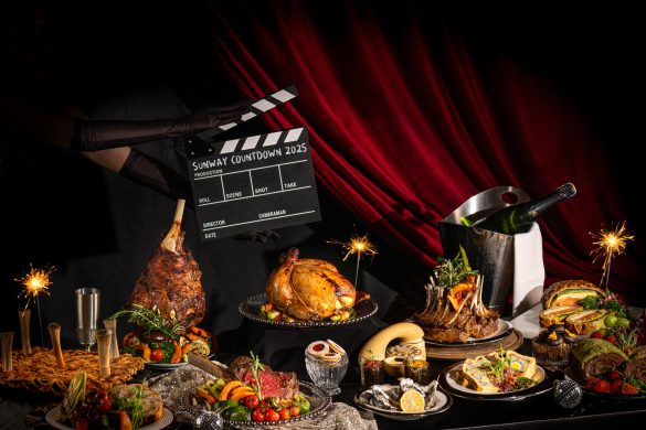 Sunway City Kuala Lumpur festive food spread