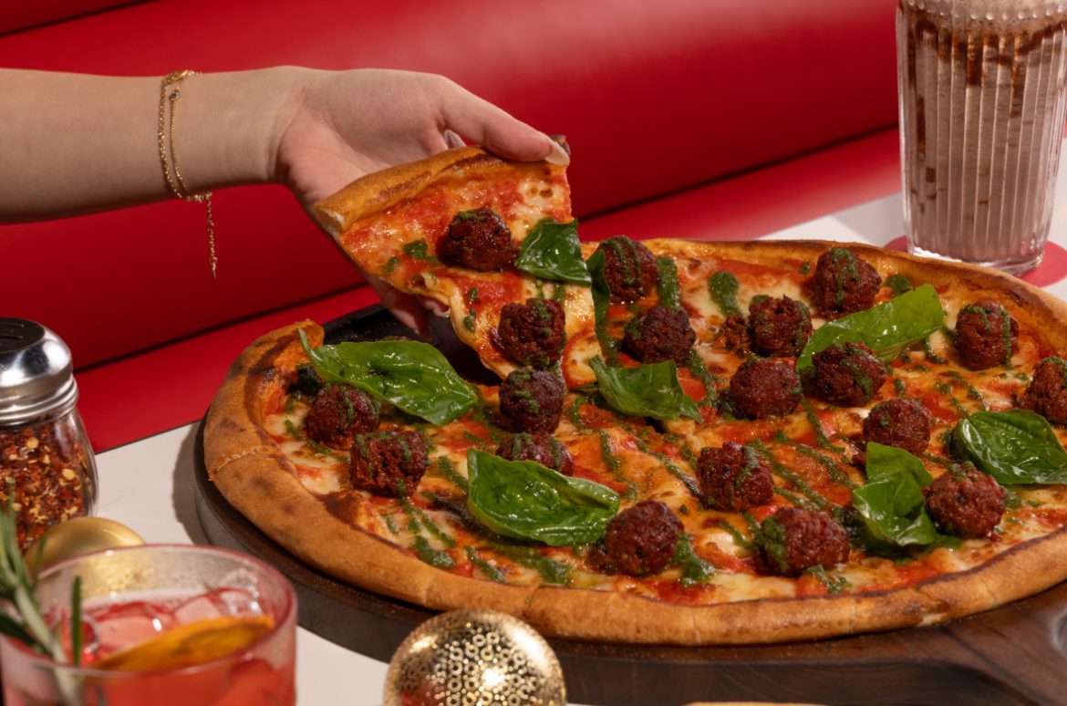 Meatball pizza by Gordeon Ramsay