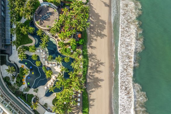 W Bali - Seminay, aerial