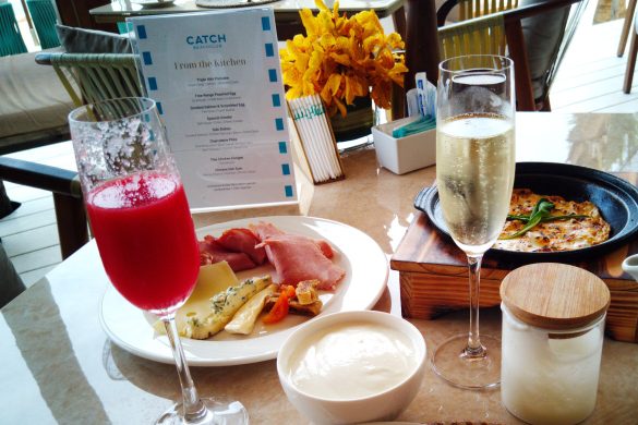 Catch Beach Club breakfast