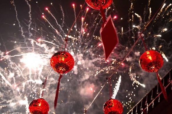 Four Seasons Thailand lunar 2025, firerworks