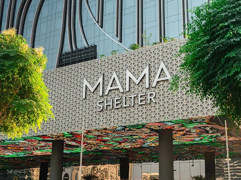 Mama Shelter Dubai entrance