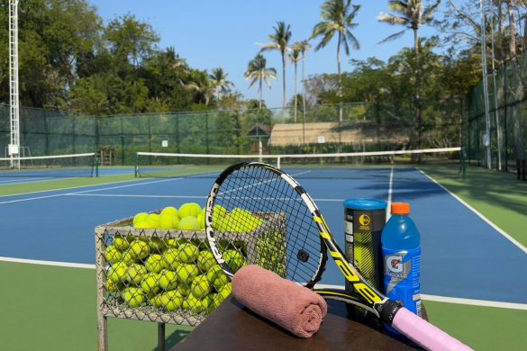 Tennis court at Wyndham Hua Hin Pranburi resort