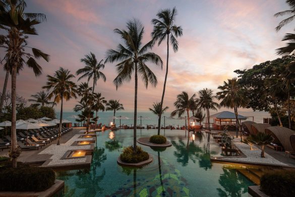 Anantara Bophuket Koh Samui Resort pool view