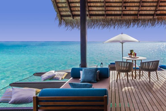 One&Only Reethi Rah water villa deck