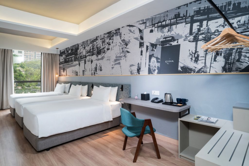 Superior room with 3 single beds, ibis Styles Bukit Bintang