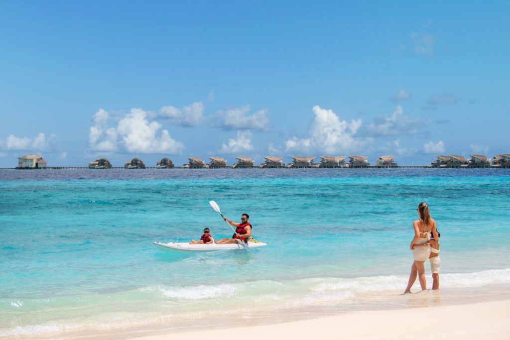 JW Marriott Maldives Resort & Spa on Vagaru Island, beach