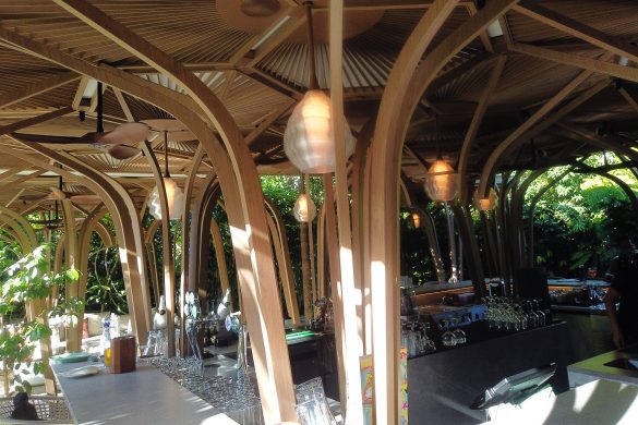 Oasis bar outdoor bar roof