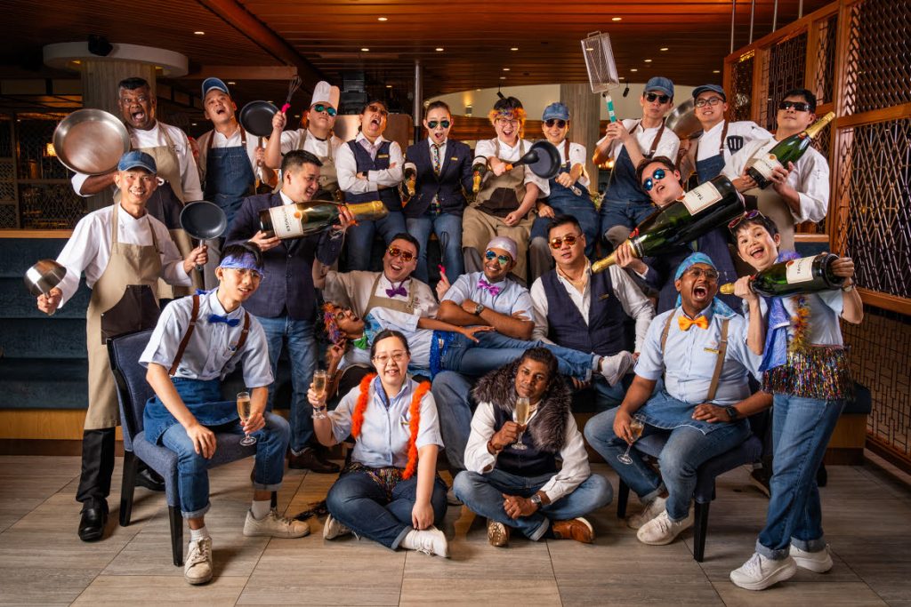 Brunch team at Edge restaurant