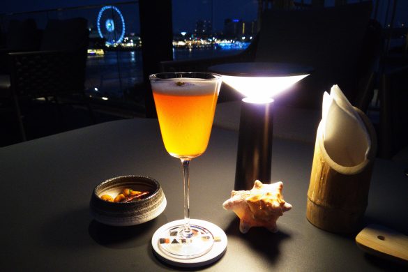 Cocktail at night, Ten Six Hundred Chao Phraya Bangkok by Preference