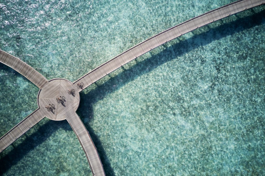 The Ritz-Carlton Maldives Fari Islands, family cycling
