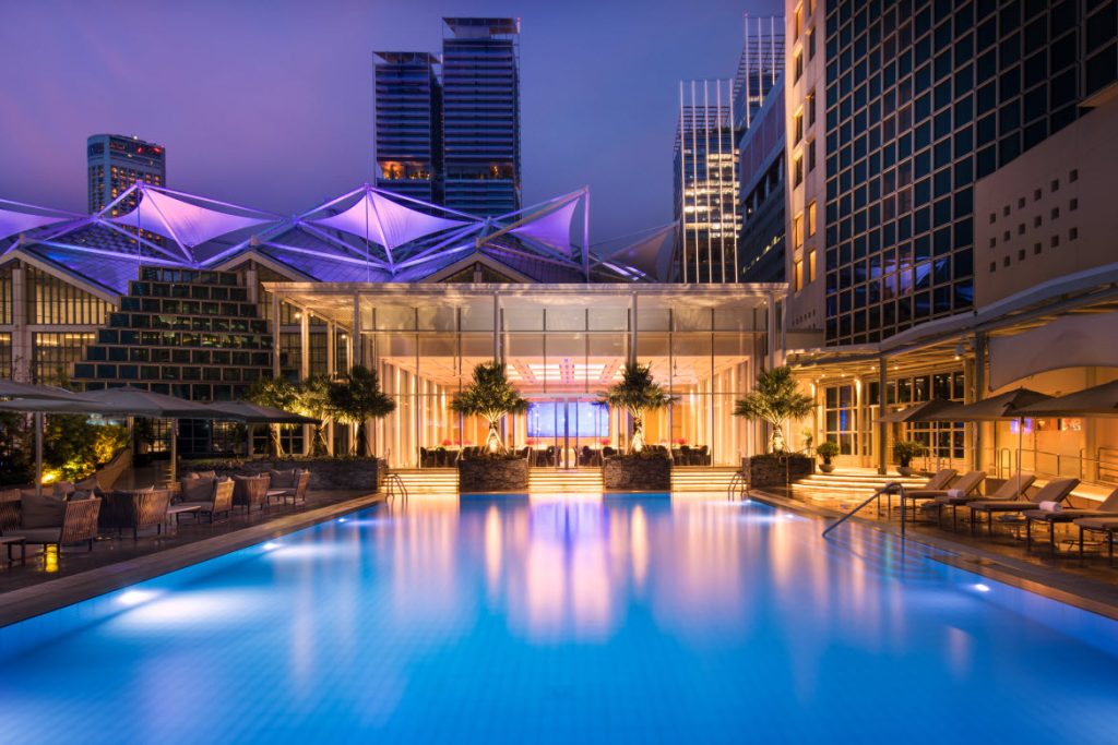 Conrad Singapore Marina Bay pool