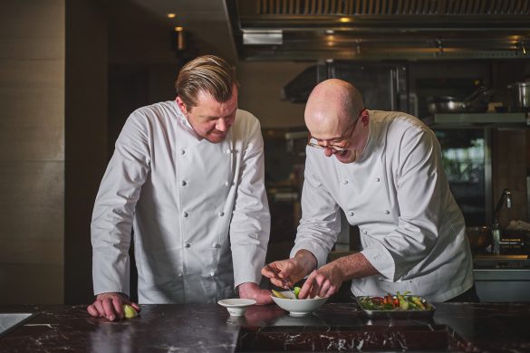 Chefs at Alex Dilling Lord Jim’s restaurant