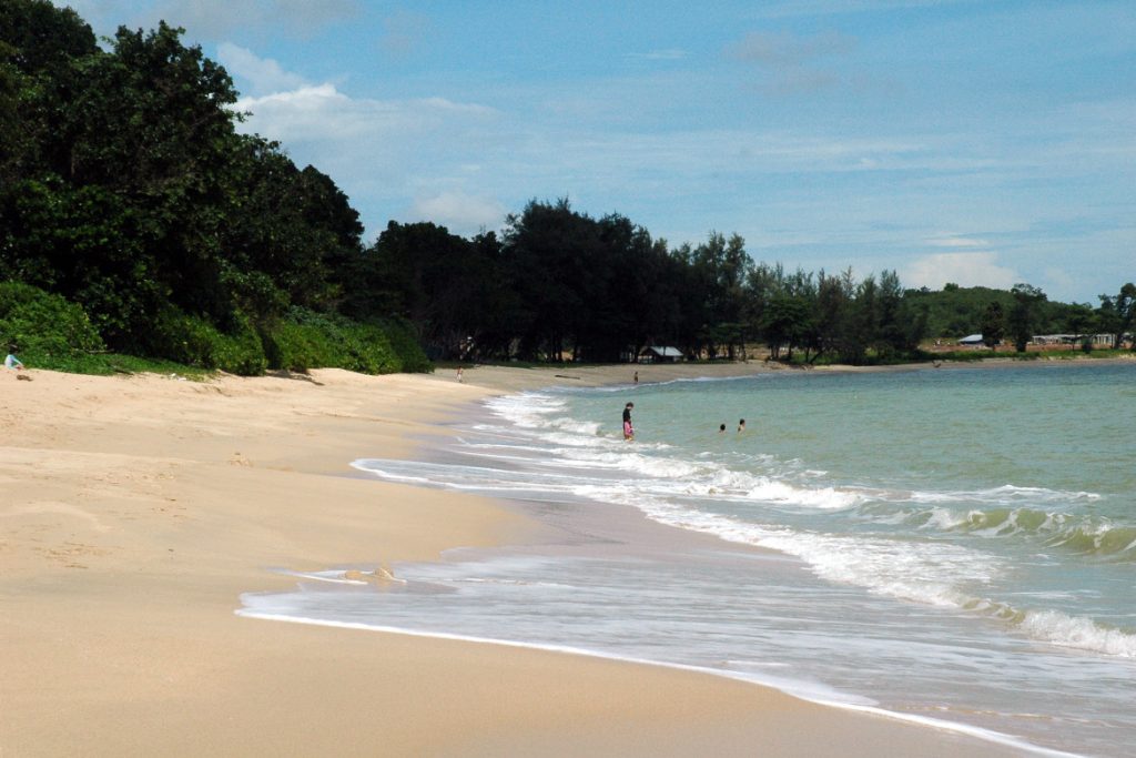 Desaru Beach, in front of The Pulai, Desaru.