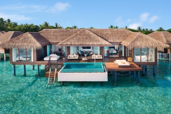 Sheraton Maldives overwater bedroom villa
