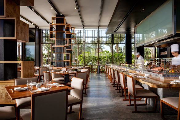 Nobu By The Beach, interior with chefs