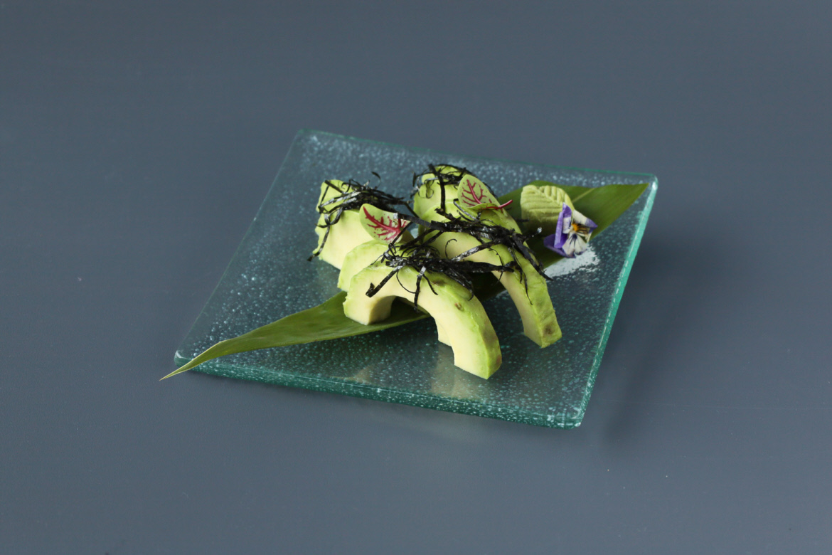 Hilton-Bali-Resort-Hamasei-avocado-sashimi Avocado sashimi, Hamasei restaurant Hilton Bali