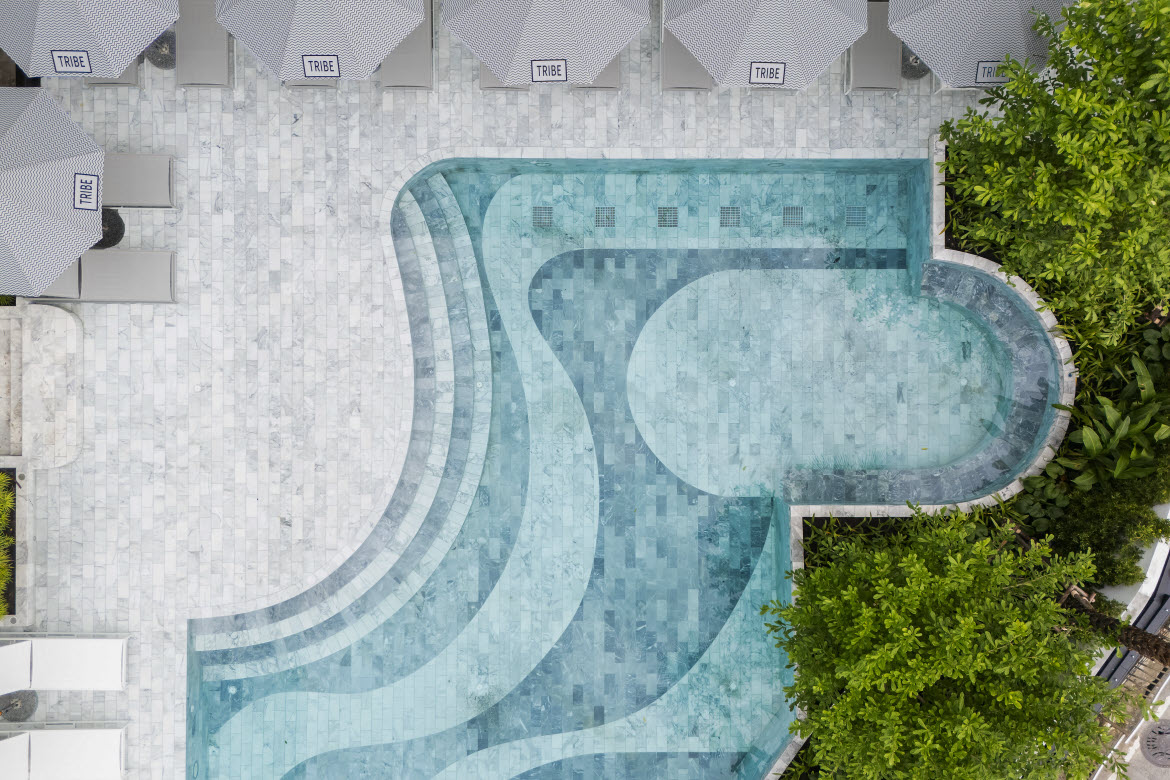 Pool at Tribe Phuket Patong hotel