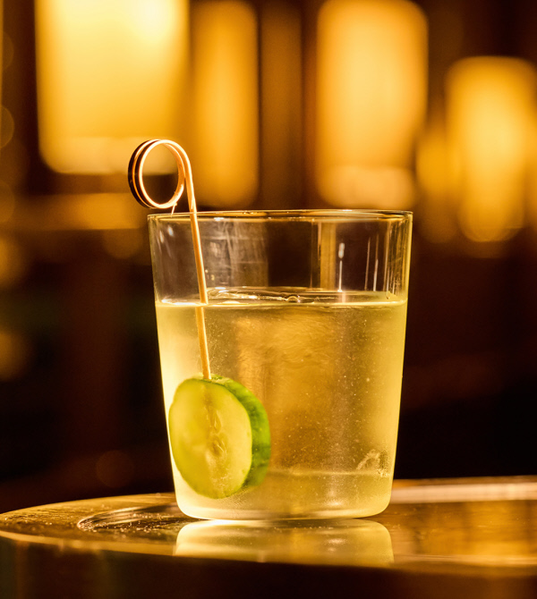 Drinking den Bar Trigona cocktail