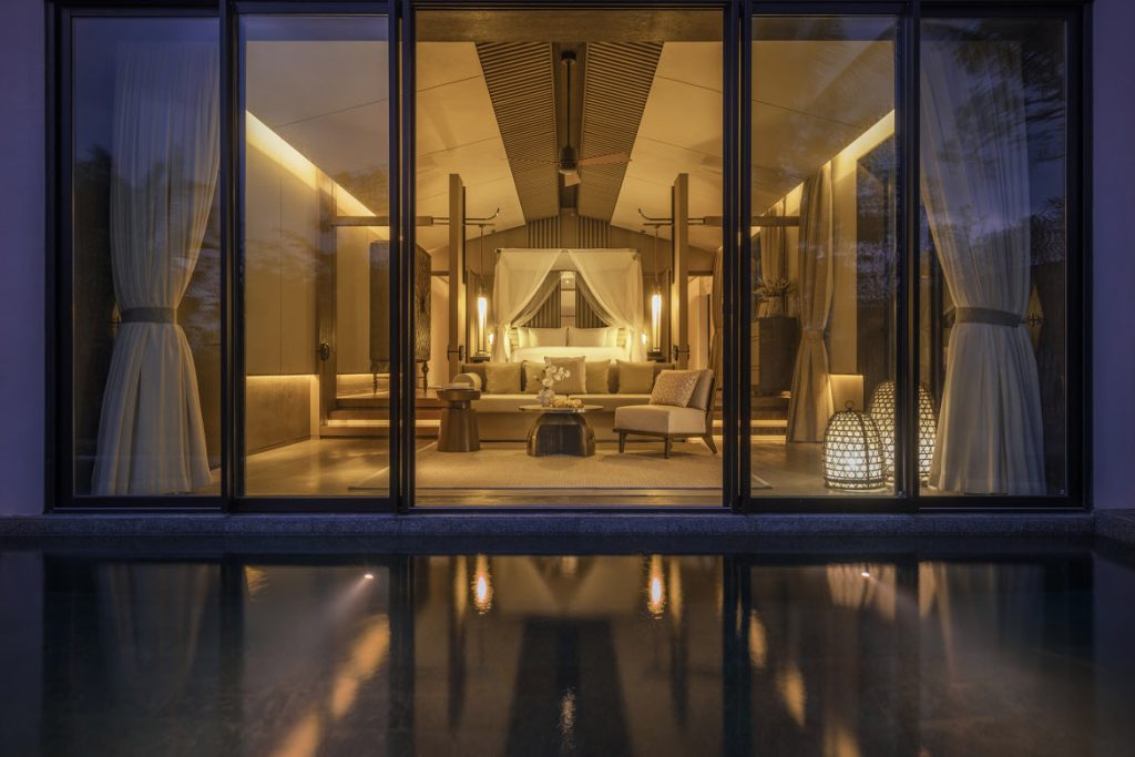 Villa, nighttime, JW Marriott Cam Ranh