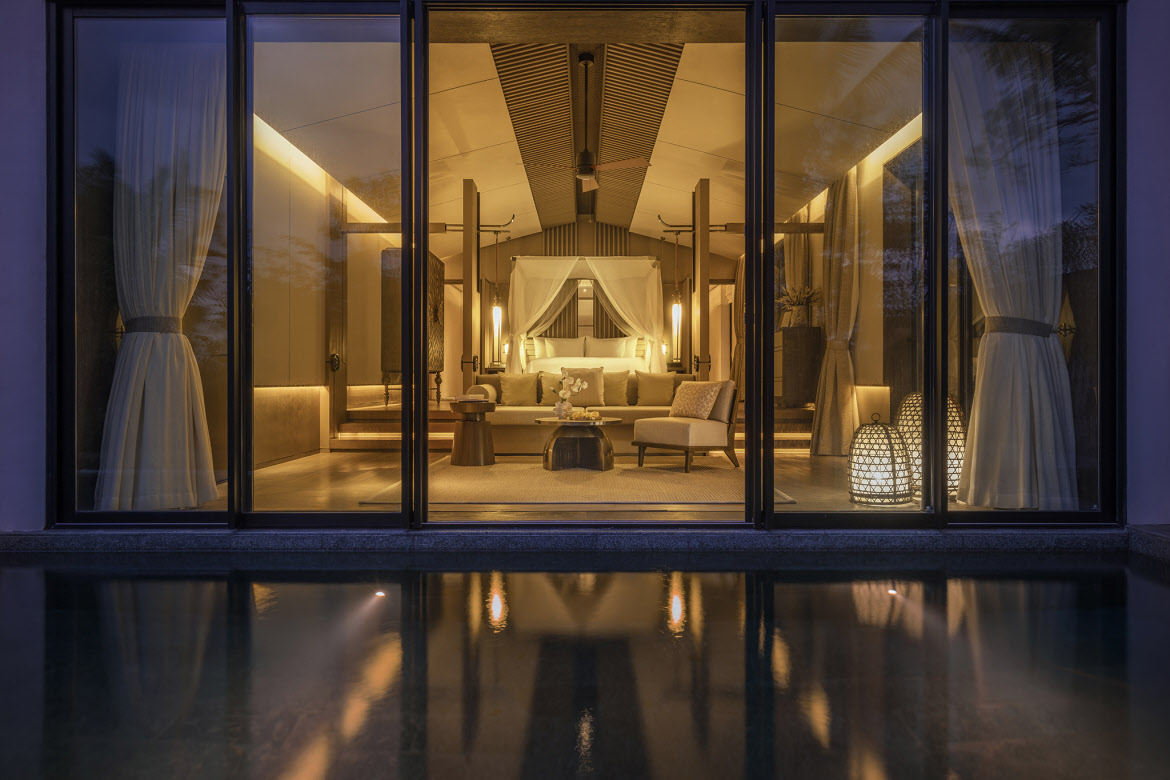 JW-Marriott-Cam-Ranh-Bay-Resort-Spa-Villa-Nighttime Villa, nighttime, JW Marriott Cam Ranh