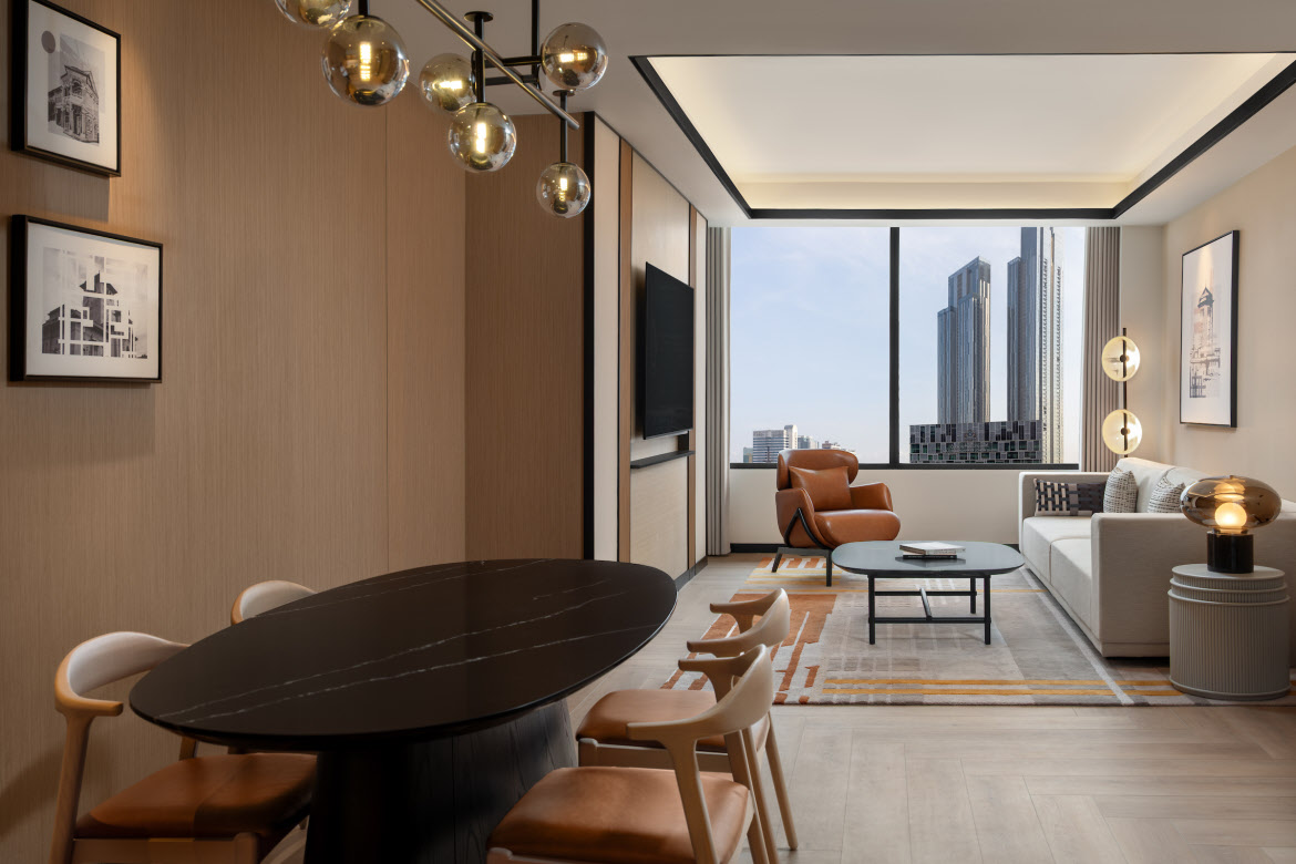 Sheraton-Johor-Bahru-Deluxe-Suite-Living-Dining Livingroom, Deluxe Suite, Sheraton Johor