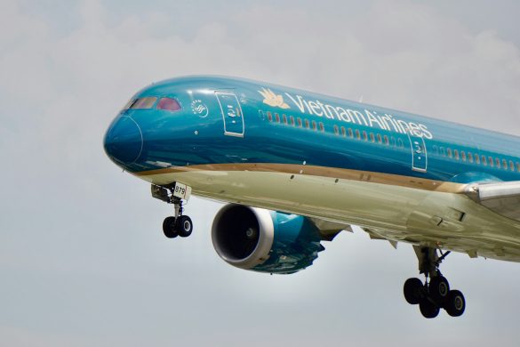 Vietnam Airlines plane. Photo: Pham Huynh Tuan Vy.
