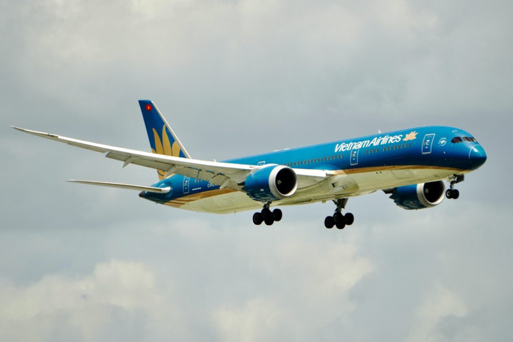 Vietnam Airlines plane. Photo: Pham Huynh tuan Vy.