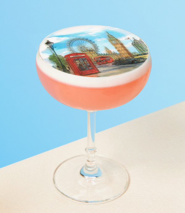 Royal Blush afternoon tea cocktail