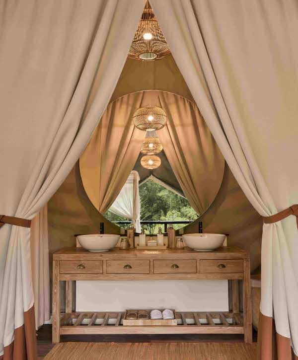 Tantawan Tented Camp resort interior