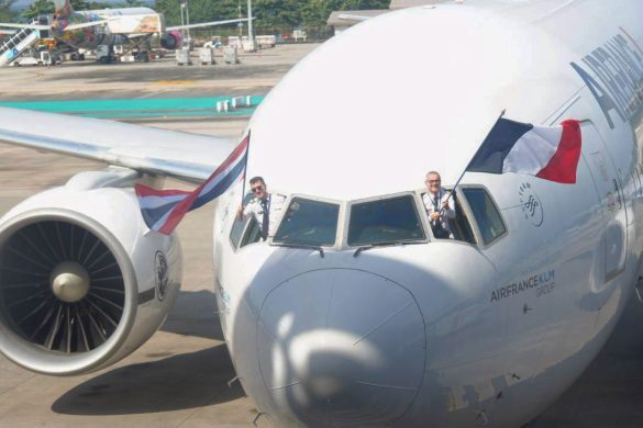 Air France Phuket flight arrived