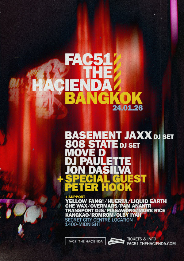 Haçienda Bangkok event