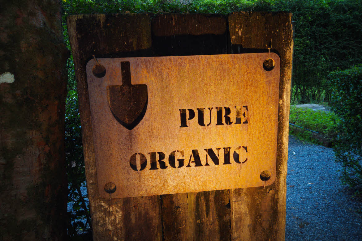 The-Slate-garden Pure orgnic sign