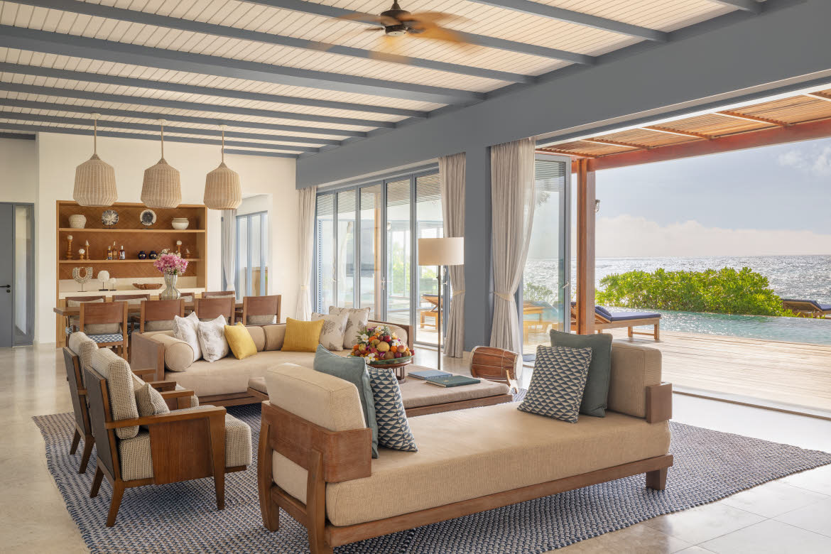 royale residence living Halcyon Private Isles Maldives, Royal Residence
