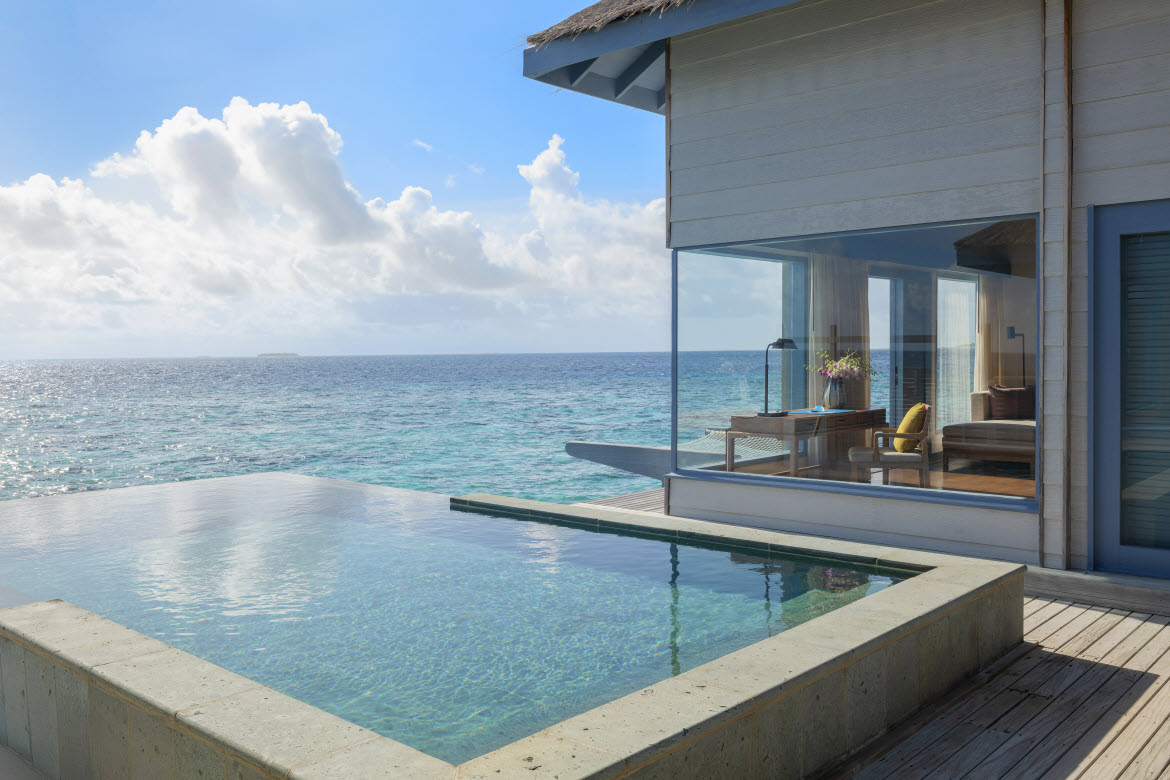 Over water villa, Halcyon Private Isles