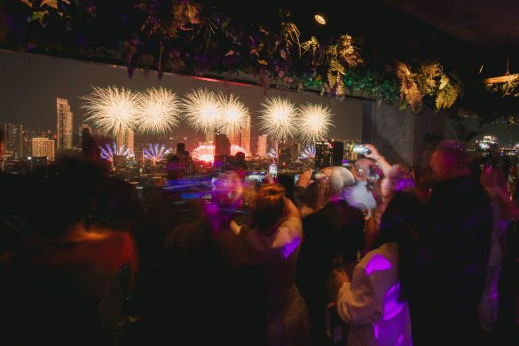 New Year fireworks at Scarlett
