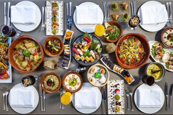 Four Seasons Hotel Doha ramadan food spread