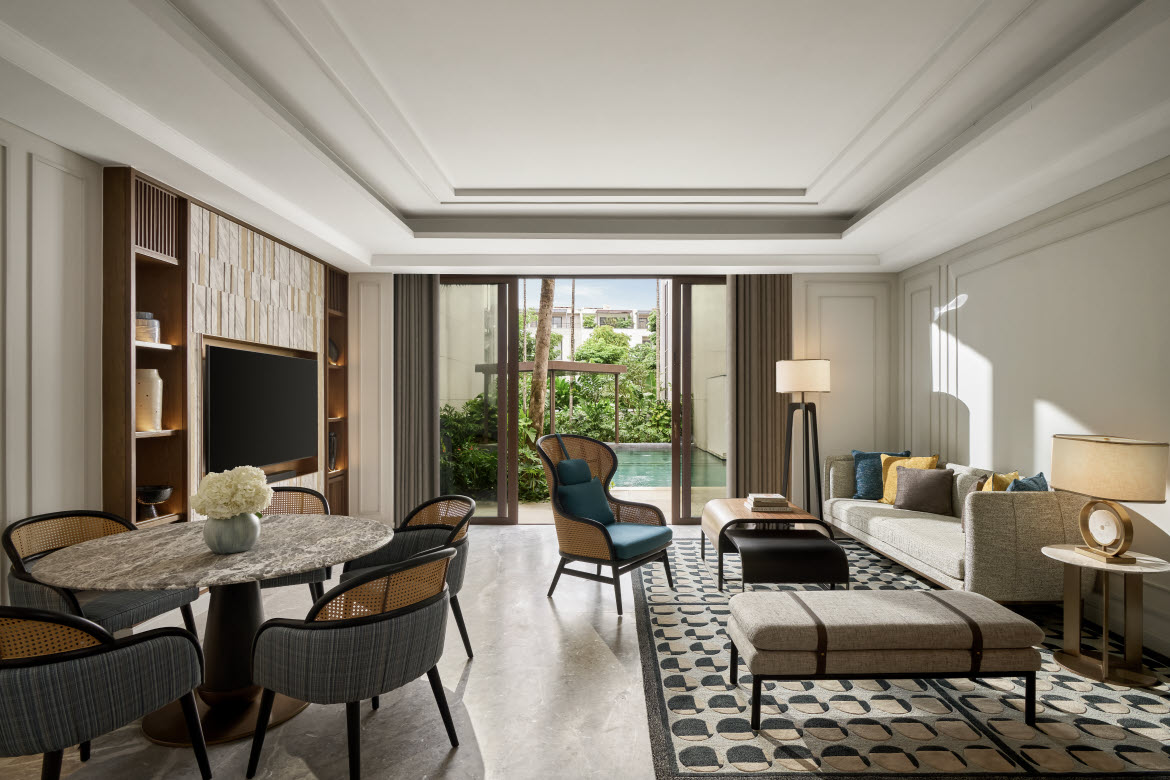 InterContinental-Halong-Bay-3-Bedroom-Villa-Pool-Access-Living-Room 3 bedroom villa pool access