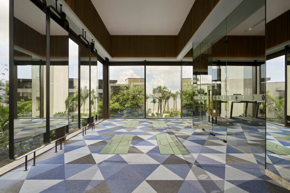 InterContinental-Halong-Bay-Wellness-Center-Yoga-Area Wellness Center yoga area