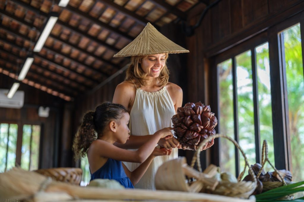 Family activity,  ‘Return to Paradise’ full-board experience