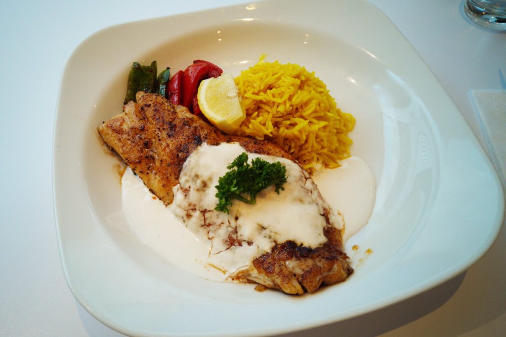 Red Snapper dish at The KiTCHEN Meliá restaurant