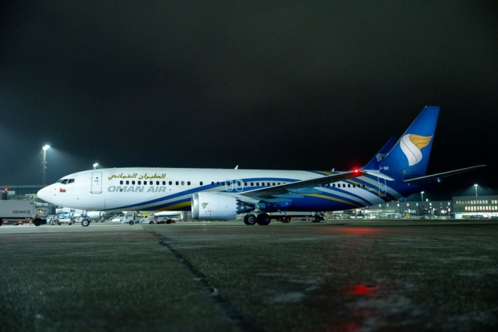 Oman Air in Copenhagen. Photo: Frederik Dyreborg Melhede.