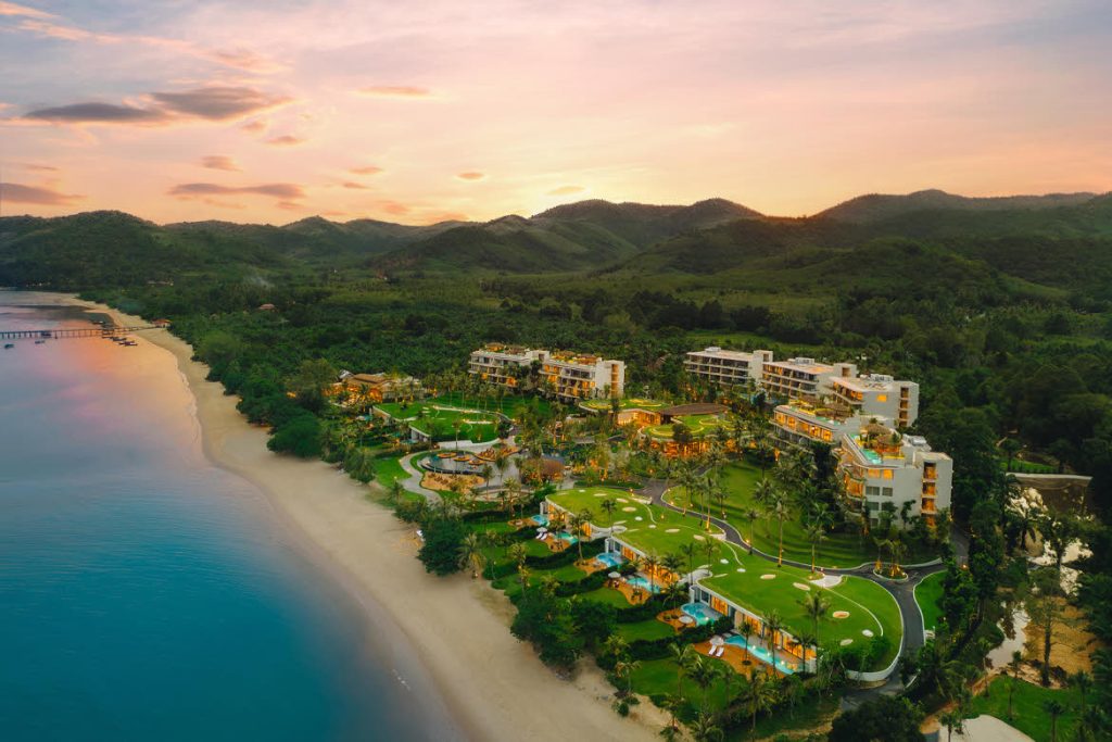 Anantara Phang Nga wellness, Koh Yao Yai, aerial
