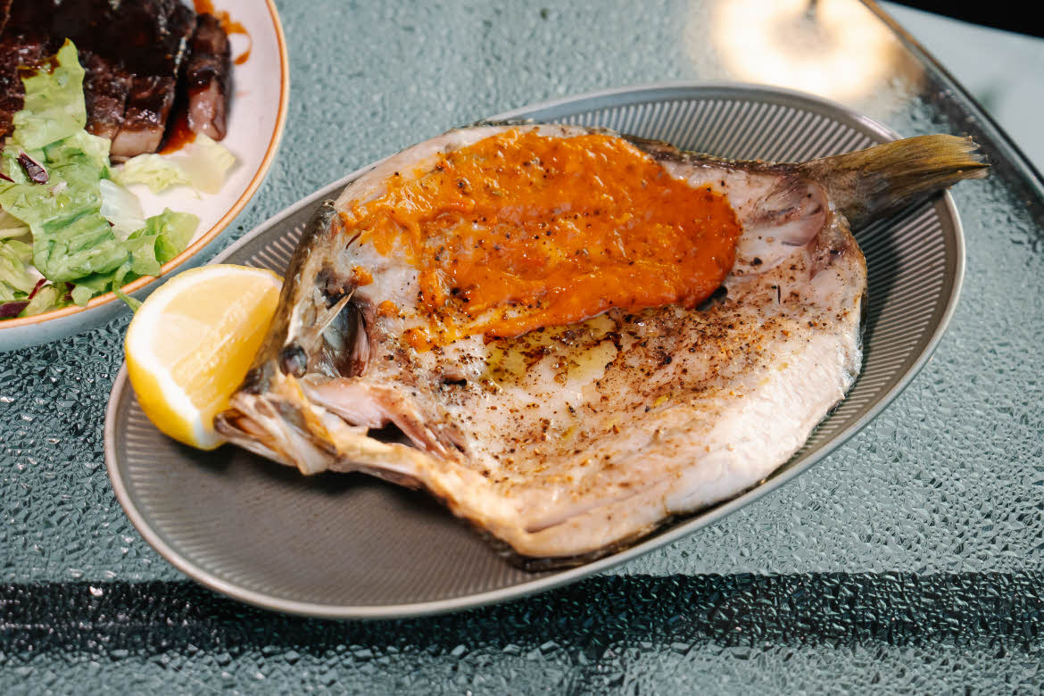 Oven-roasted-whole-butterflied-branzino butterfried Branzino